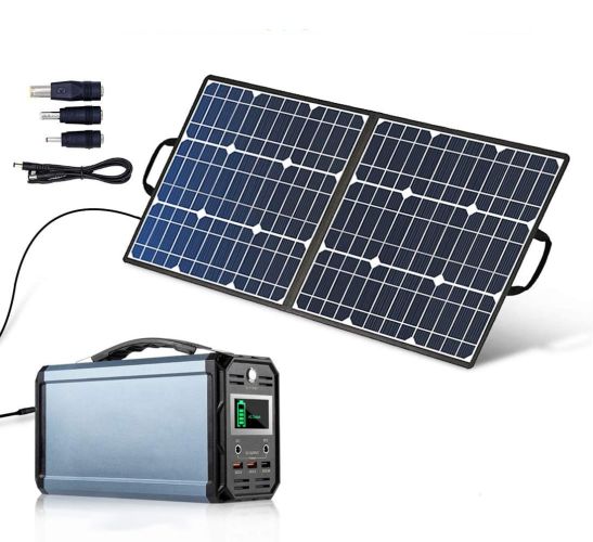 300W Solar Generator, FlashFish 60000mAh Portable Power Station Camping Potable Generator with 50W 18V Portable Solar Panel, Flashfish Foldable Solar 300W Solar Generator, FlashFish 60000mAh Portable Power Station Camping Potable Generator with 50W 18V Portable Solar Panel, Flashfish Foldable Solar