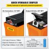 VEVOR Air Hydraulic Pump 10000 PSI 1/2 Gal Reservoir Hydraulic Foot Pump Air Treadle Foot Actuated for Auto Body Frame Machines and Pulling Post (Pump