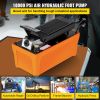 VEVOR Air Hydraulic Pump 10000 PSI 1/2 Gal Reservoir Hydraulic Foot Pump Air Treadle Foot Actuated for Auto Body Frame Machines and Pulling Post (Pump
