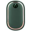 Rechargeable Hand Warmer Electric Hand Heater Portable Reusable Pocket Warmer Power Bank with Digital Display Sunset Light 3 Levels Double-sided Heati